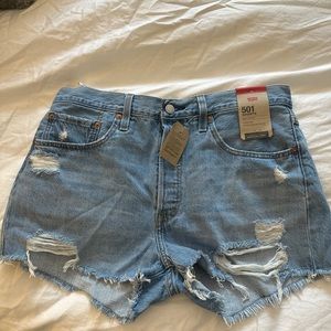 501 Levi Jean Shorts - new with tags